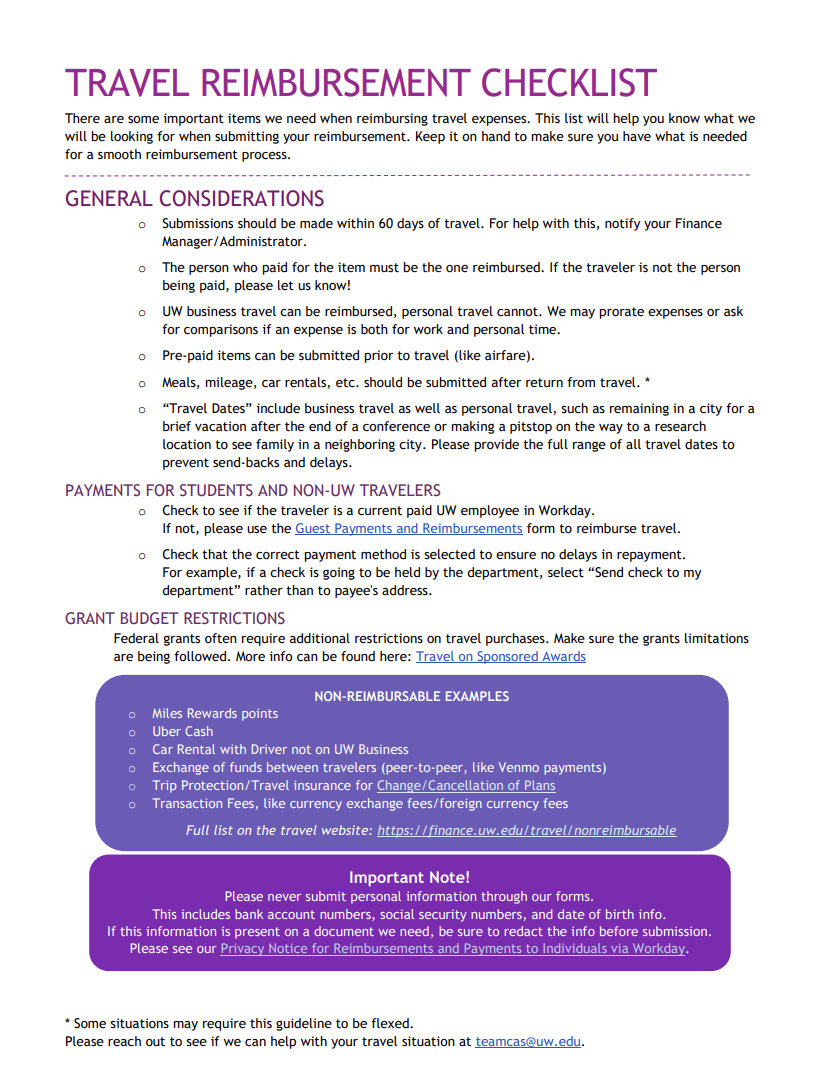 Travel Reimbursement (Word Doc)