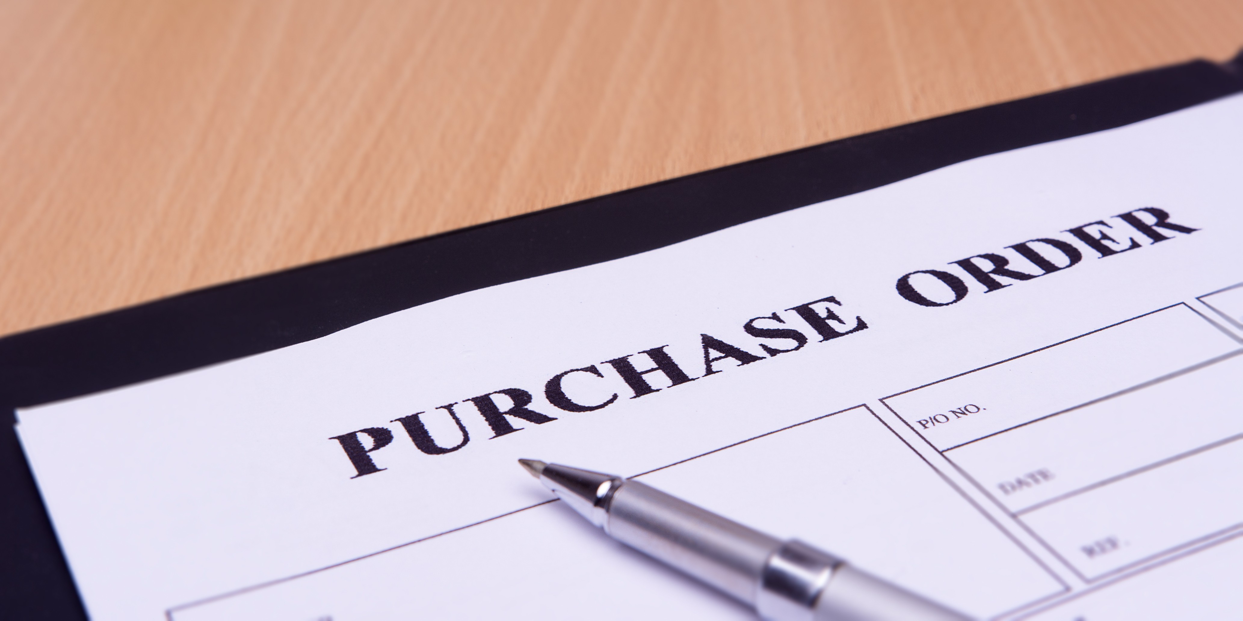 Purchase order document
